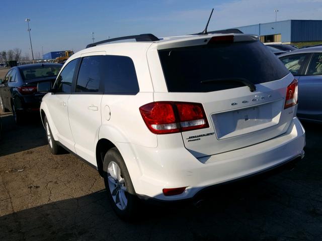 3C4PDDBG7HT591785 - 2017 DODGE JOURNEY SX WHITE photo 3