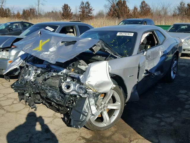 2C3CDZBT0HH658099 - 2017 DODGE CHALLENGER GRAY photo 2