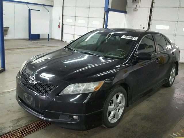 4T1BK46K59U594492 - 2009 TOYOTA CAMRY SE BLACK photo 2