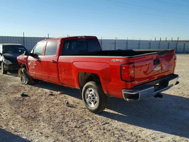 1GC1KVEG2HF230908 - 2017 CHEVROLET SILVERADO RED photo 3