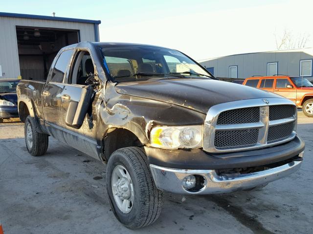 3D7KU28D84G201443 - 2004 DODGE RAM 2500 S BLACK photo 1