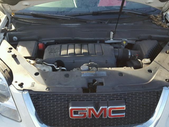 1GKKRNED6CJ394601 - 2012 GMC ACADIA SLE WHITE photo 7