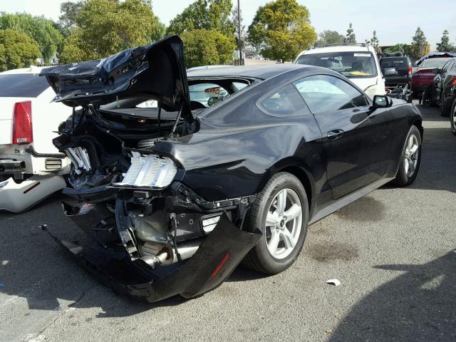 1FA6P8AM2H5291627 - 2017 FORD MUSTANG BLACK photo 4