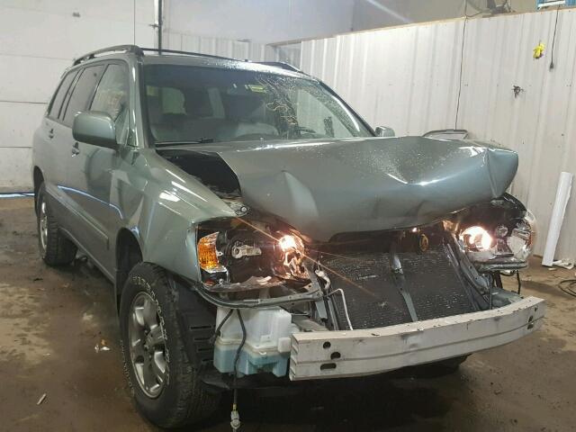 JTEEP21A150067651 - 2005 TOYOTA HIGHLANDER GREEN photo 1