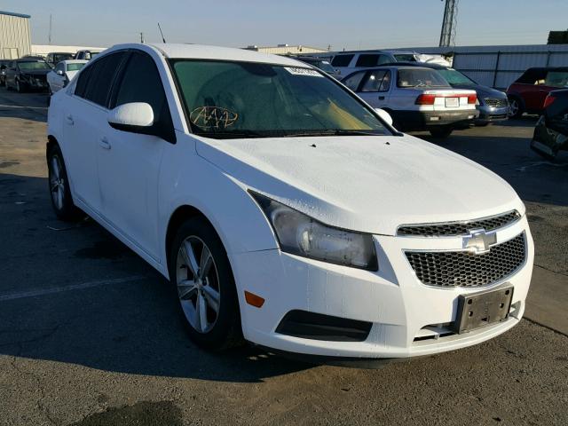 1G1PE5SB1D7138499 - 2013 CHEVROLET CRUZE LT WHITE photo 1