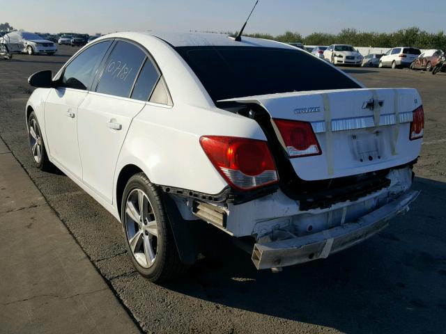 1G1PE5SB1D7138499 - 2013 CHEVROLET CRUZE LT WHITE photo 3