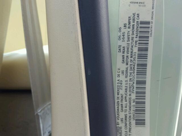 3VWPW31C46M423531 - 2006 VOLKSWAGEN NEW BEETLE 绿色 照片 10
