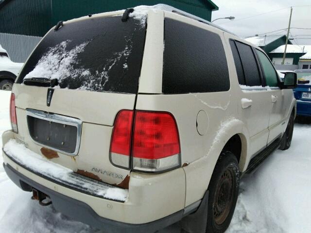 5LMEU88H95ZJ02234 - 2005 LINCOLN AVIATOR CREAM photo 4