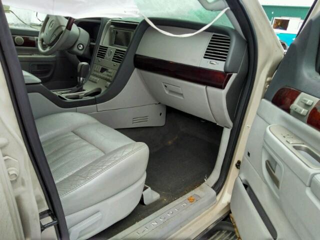 5LMEU88H95ZJ02234 - 2005 LINCOLN AVIATOR CREAM photo 5