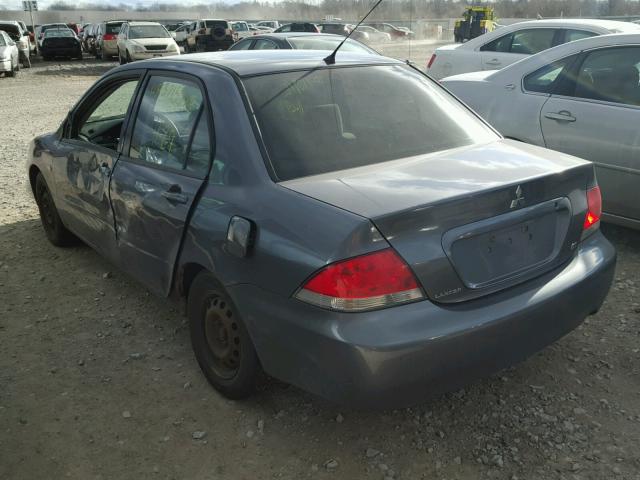 JA3AJ26E85U002464 - 2005 MITSUBISHI LANCER ES GRAY photo 3