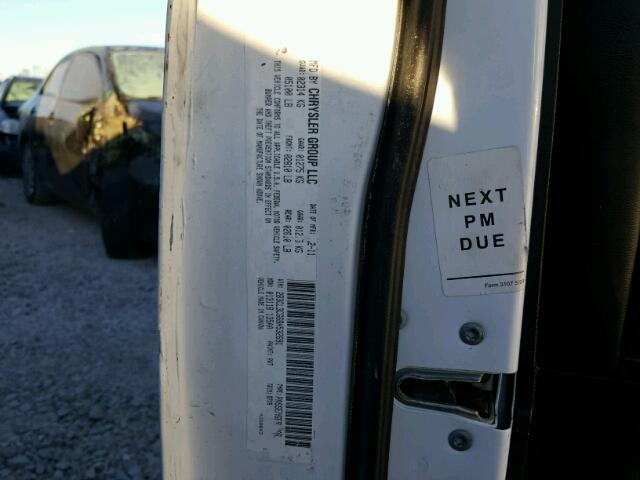 2B3CL3CG6BH532691 - 2011 DODGE CHARGER WHITE photo 10