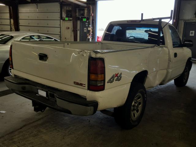 1GTEK14T06Z127183 - 2006 GMC NEW SIERRA WHITE photo 4