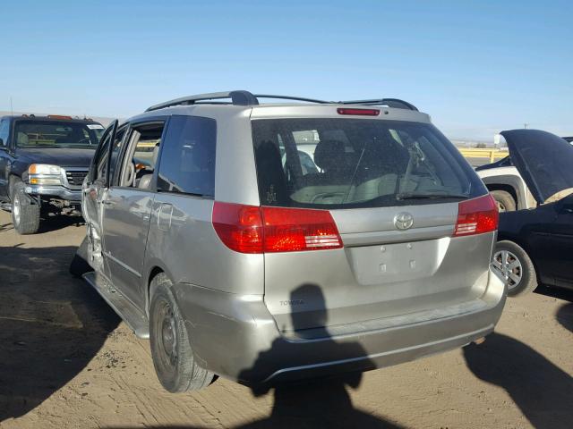 5TDZA23C24S111237 - 2004 TOYOTA SIENNA CE BEIGE photo 3