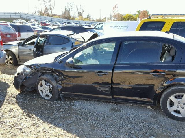 1G1AL52F857536082 - 2005 CHEVROLET COBALT LS BLACK photo 9