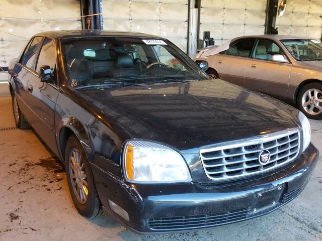 1G6KE54Y04U129672 - 2004 CADILLAC DEVILLE DH BLACK photo 1