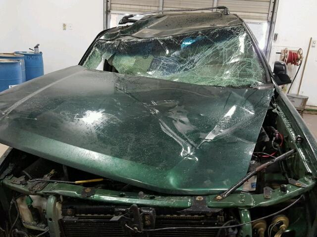 1GNDT13S942170693 - 2004 CHEVROLET TRAILBLAZE GREEN photo 9