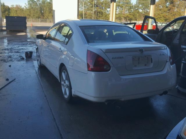 1N4BA41E64C857182 - 2004 NISSAN MAXIMA SE WHITE photo 3