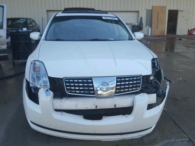 1N4BA41E64C857182 - 2004 NISSAN MAXIMA SE WHITE photo 9