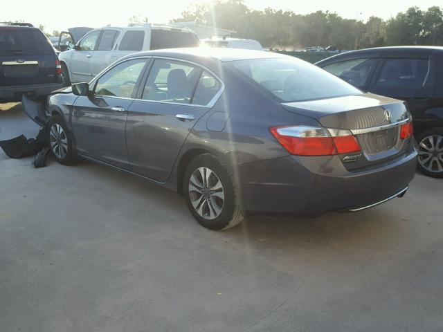 1HGCR2F33FA262390 - 2015 HONDA ACCORD LX GRAY photo 3