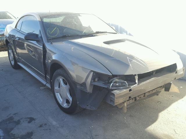 1FAFP404X1F146569 - 2001 FORD MUSTANG GRAY photo 1