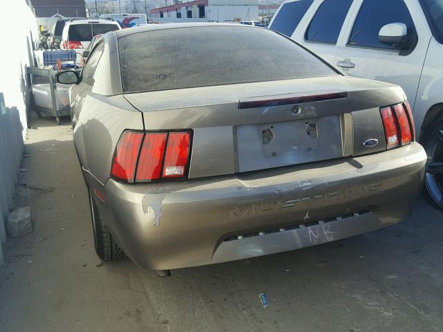 1FAFP404X1F146569 - 2001 FORD MUSTANG GRAY photo 3