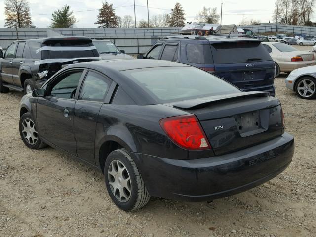 1G8AN12F55Z129443 - 2005 SATURN ION LEVEL BLACK photo 3