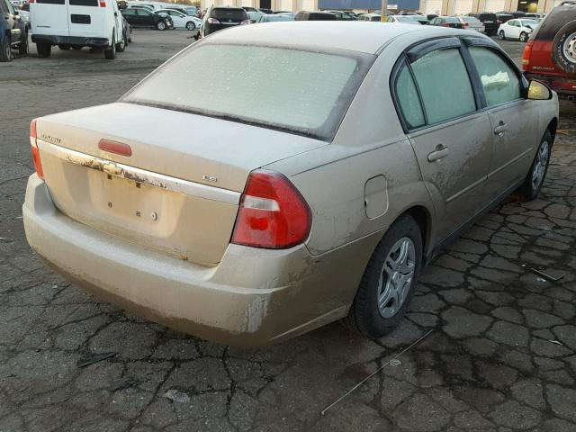 1G1ZS51F06F269308 - 2006 CHEVROLET MALIBU LS GOLD photo 4