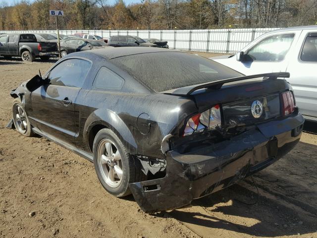 1ZVFT80N055171186 - 2005 FORD MUSTANG BLACK photo 3