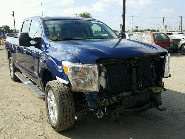 1N6BA1F43HN548737 - 2017 NISSAN TITAN XD S BLUE photo 1