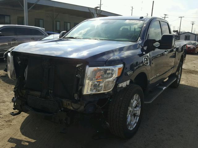 1N6BA1F43HN548737 - 2017 NISSAN TITAN XD S BLUE photo 2