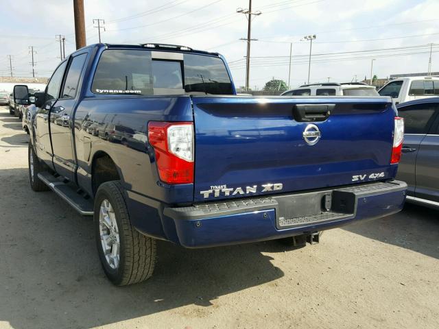 1N6BA1F43HN548737 - 2017 NISSAN TITAN XD S BLUE photo 3