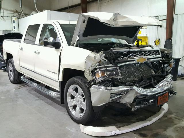 3GCUKSECXEG144796 - 2014 CHEVROLET SILVERADO WHITE photo 1