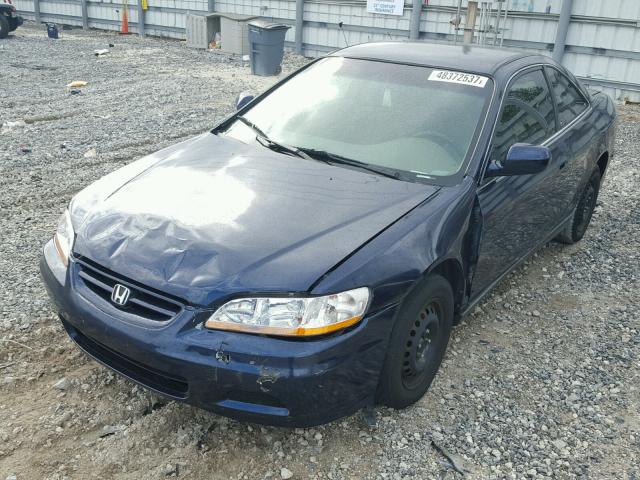 1HGCG32472A023428 - 2002 HONDA ACCORD LX BLUE photo 2