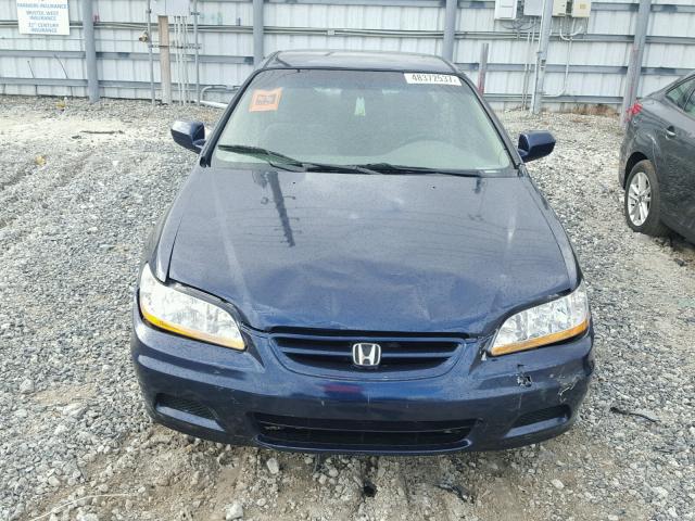 1HGCG32472A023428 - 2002 HONDA ACCORD LX BLUE photo 9