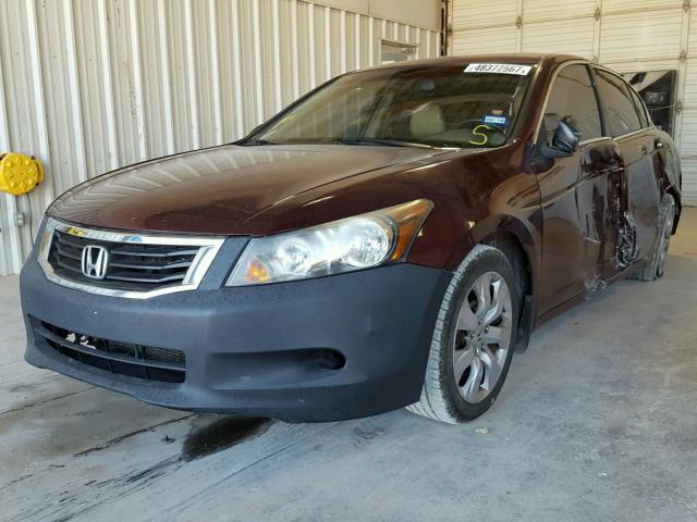 1HGCP26869A083525 - 2009 HONDA ACCORD EXL RED photo 2