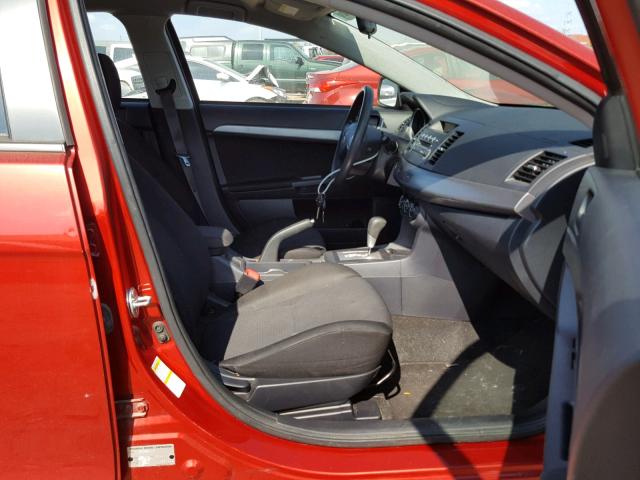 JA32U2FU6BU004650 - 2011 MITSUBISHI LANCER ES/ RED photo 5