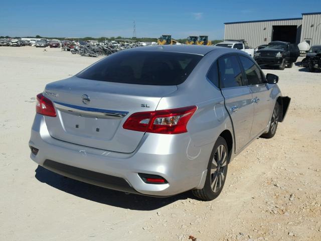 3N1AB7AP8HY248892 - 2017 NISSAN SENTRA S SILVER photo 4