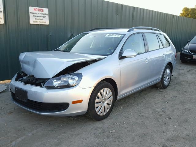 3VWKP7AJ3EM627359 - 2014 VOLKSWAGEN JETTA S SILVER photo 2