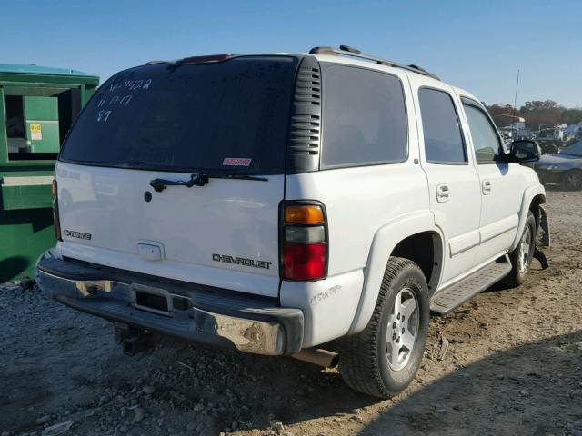 1GNEC13Z84J329422 - 2004 CHEVROLET TAHOE C150 WHITE photo 4