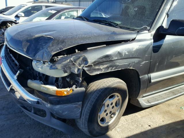 1GNEC13V54R133887 - 2004 CHEVROLET TAHOE C150 GRAY photo 9