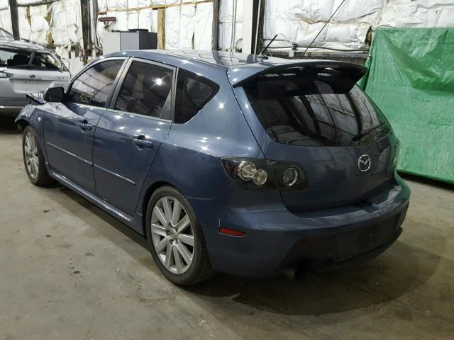 JM1BK34M771628031 - 2007 MAZDA SPEED 3 BLUE photo 3