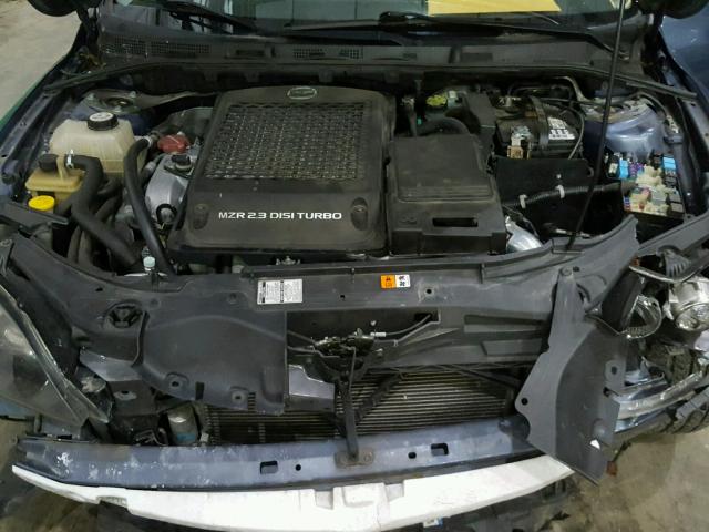 JM1BK34M771628031 - 2007 MAZDA SPEED 3 BLUE photo 7