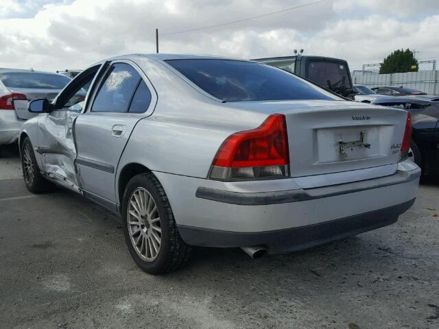 YV1RS58D532263822 - 2003 VOLVO S60 2.4T SILVER photo 3