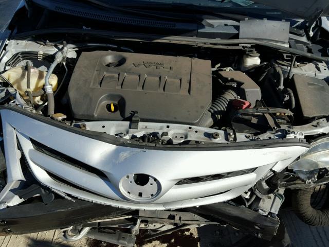 2T1BU4EE3BC590356 - 2011 TOYOTA COROLLA BA SILVER photo 7