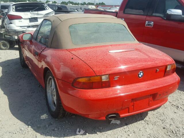 4USCH7327VLB83105 - 1997 BMW Z3 1.9 RED photo 3