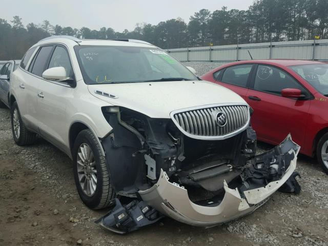 5GAKVBED6BJ335103 - 2011 BUICK ENCLAVE CX WHITE photo 1