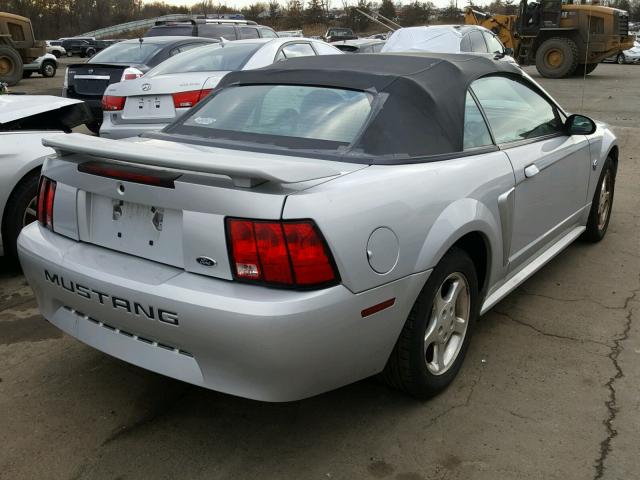 1FAFP446X4F165932 - 2004 FORD MUSTANG SILVER photo 4