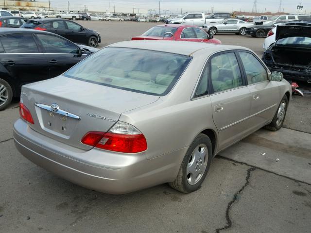 4T1BF28B93U330334 - 2003 TOYOTA AVALON XL TAN photo 4