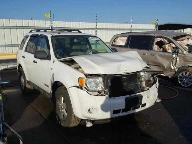 1FMCU93188KE80892 - 2008 FORD ESCAPE XLT WHITE photo 1