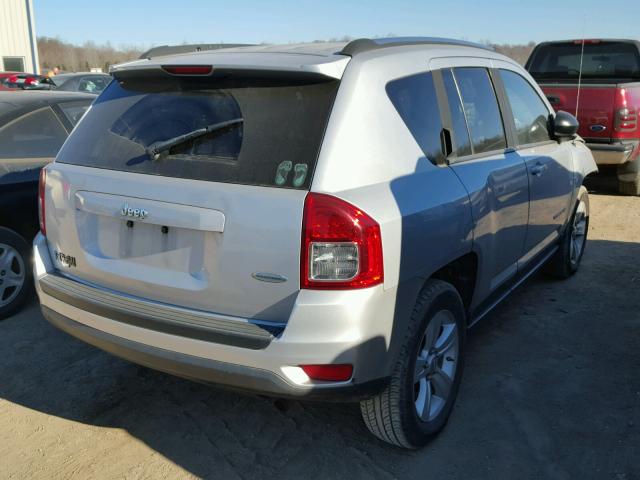 1J4NT1FB0BD290760 - 2011 JEEP COMPASS SP SILVER photo 4